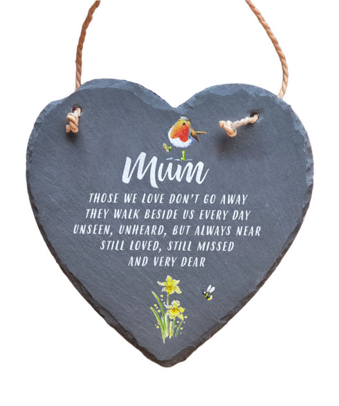 Mum Slate Heart